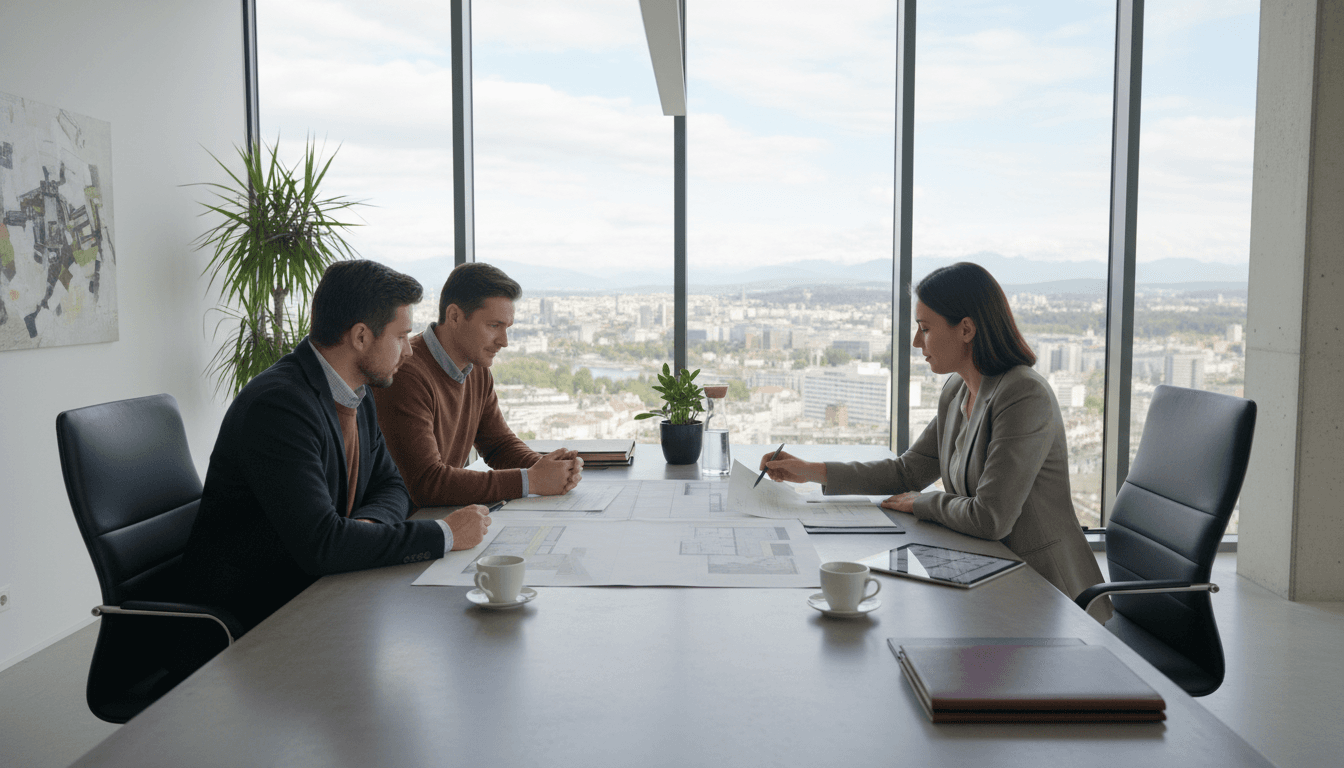 Consultation immobilière avec acheteurs suisses et allemands en vue d'acquisition de propriété en France